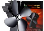 Powerful 4 Blade Stove Fan For Log/Coal Burners. Only 187MM High