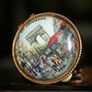 Antique Pill Box 1,4" diameter Image 5