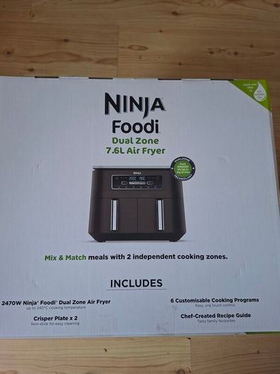 Brand New Ninja Foodi Dual Zone 7.6L Air Fryer