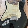 Harley Benton vintage/first runs blackie left handed Strat Image 2