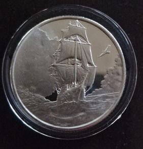 1 oz silver ASCENSION ISLAND 2025 1 Dollar Bu Afonso de Albuquerque
