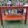Vintage, Teak, trolley, retro teak, bar cart, plantstand Image 5