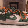 Nike Dunk Low Off-White Pine Green - Size UK 10 Image 2
