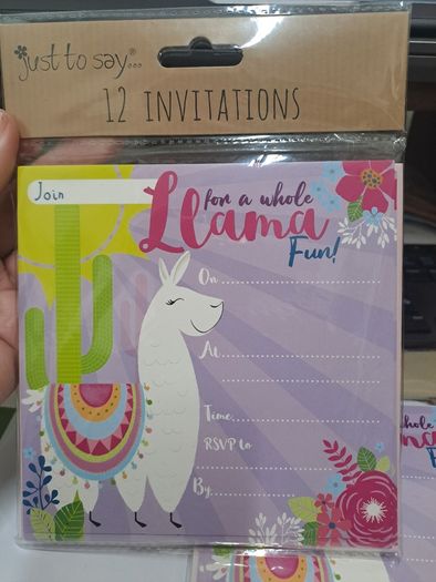 2 packs of Birthday Invitations