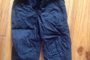 Gorgeous Black Lined Trousers Age 9-12 months
