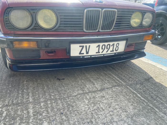 Genuine Pfeba 1919 742 VAP BMW E30 Motorsport MTech Jimmy Hill Front Spoiler Lip RARE