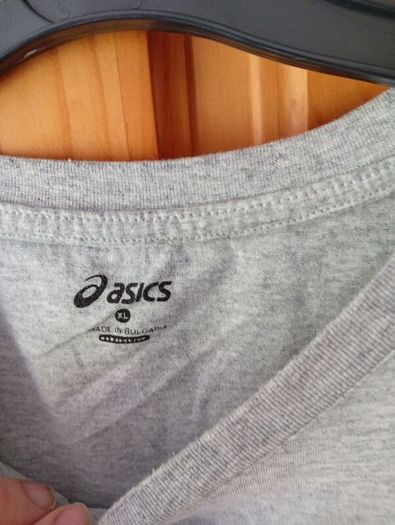 ASICS grey t shirt XL