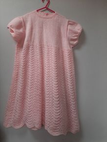 vintage childs knitted dress
