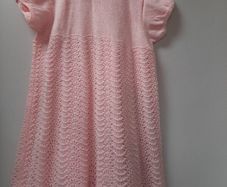 vintage childs knitted dress