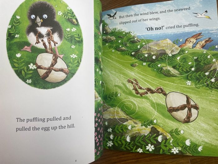 Book Puffling and the egg
