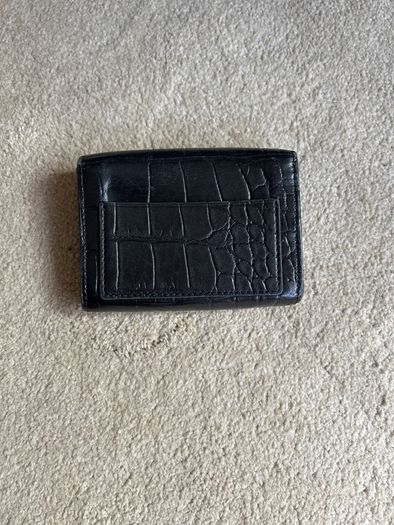 All Saints Black Leather Wallet