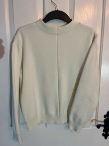 Yaya Jumper in Cream worn once - Size L / Size 12