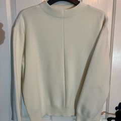 Yaya Jumper in Cream worn once - Size L / Size 12