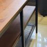 TV bench, black, 150x36x54cm Image 5
