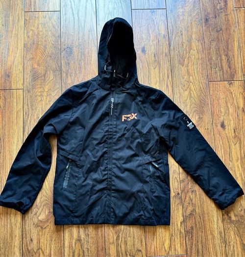 Fox logo MTB weather proof hooded jacket , size M-L