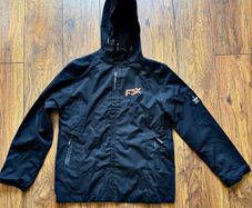 Fox logo MTB weather proof hooded jacket , size M-L