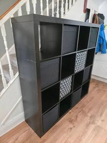 Ikea Kallax 4x4 with boxes
