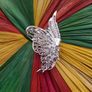 Silver Rhinestone Hair Claw Image 2