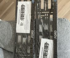 Brand New Genuine Ford Registration Plate Holders: Set of 2