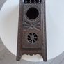 Antique Hand Carved Tall wooden Trinket Image 2