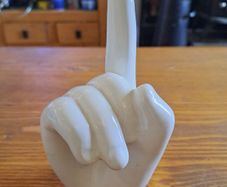 Porcelain hand sculpture Ornament