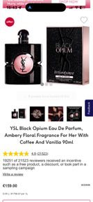 YSL Black Opium Travel Exclusive parfum set for her