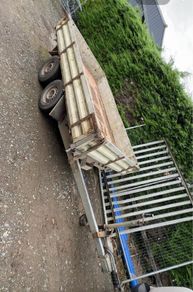 3000kg Heinemann 3 way tipping trailer