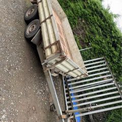 3000kg Heinemann 3 way tipping trailer