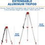 Rotary Laser Level Kit, 360 Degree Automatic Self Leveling Green Beam Horizontal Laser Transit, with Aluminum Tripod & Grade Rod, 500m Image 2