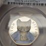 UK 2017 Silver Proof 50p Beatrix Potter Tom Kitten Coin Graded by PCGS PR69DCAM Image 3