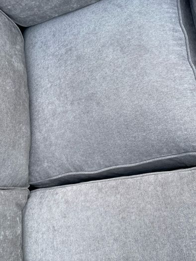 Grey L shaped corner sofa