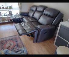 leather sofa