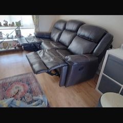 leather sofa