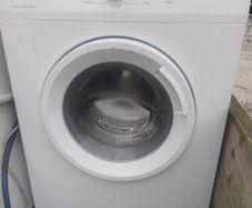 washing machine and fridge freezer