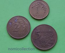 Poland 1991 -2012 years coins.