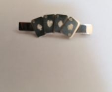 Broach Sterling Silver Poker Texas