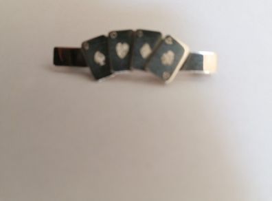 Broach Sterling Silver Poker Texas
