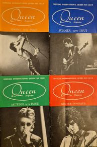 Queen Fan Club Magazines 1979 X 4 - Spring, Summer, Autumn & Winter