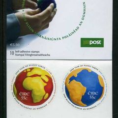2009 Ireland Stampa Members Souvenir Planet Earth Stamp Commemorative Stamp Booklet Overprinted for Stampa Mint Never Hinged (MNH)