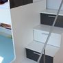 Kids bunk bed ROY 2 gloss finish FREE DELIVERY Image 9