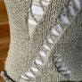 Knitted sleeveless top vest Ericot Chic Italian designer size 10-12 Image 7