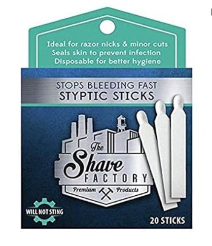 Disposable Styptic Shaving Sticks. Free Post.