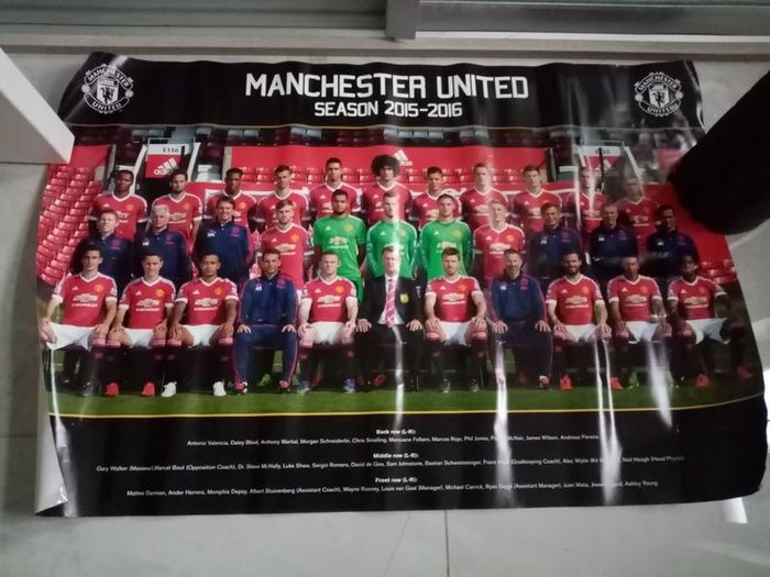 Manchester United poster 2015-2016