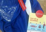 Royal blue buddy bag brand new with tags.