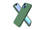 Liquid Silicone Shockproof Case For iPhone 13 Mini Luxury Soft Phone Cover Green New - FHT2IP13MLK