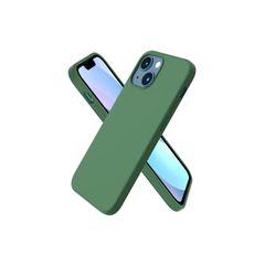 Liquid Silicone Shockproof Case For iPhone 13 Mini Luxury Soft Phone Cover Green New - FHT2IP13MLK