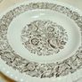 Set of six vintage French plates/soup plates and matching platter Image 6