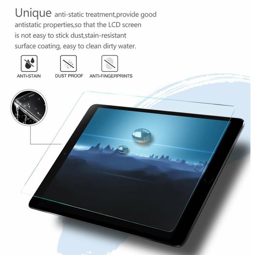For iPad Pro 10.5" 2017 Tempered Glass Screen Protector Protective Glass 9H New - FHT23IPTG