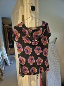 Designer Label "pink" Blouse 100% SILK