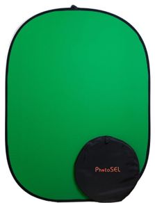 PhotoSEL Collapsible Green Screen Background